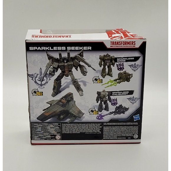 Hasbro Netflix Transformers War for Cybertron Decepticon Sparkless Seeker - Picture 4 of 9